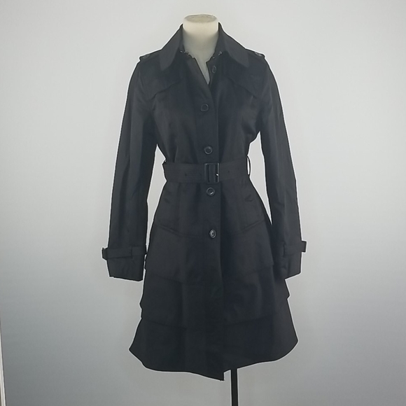 Hawke & Co Jackets & Blazers - Hawke & Co Heavy Black Trenchcoat